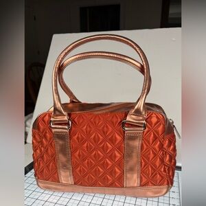 Marc by Marc Quilted Copper Orange  Handbag.  WUC